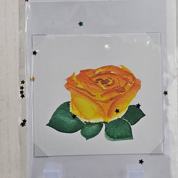Yellow Rose Card