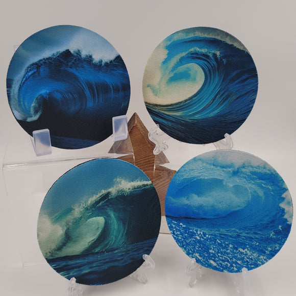 Ocean Wave set of 4 Coasters