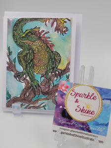 Vibrant Lizard card